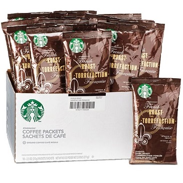 Starbucks Pack French Roast 18/2.5oz Frac Packs thumbnail