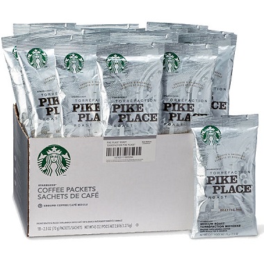Starbucks Pack Pike Place 18/2.5oz Frac Packs thumbnail