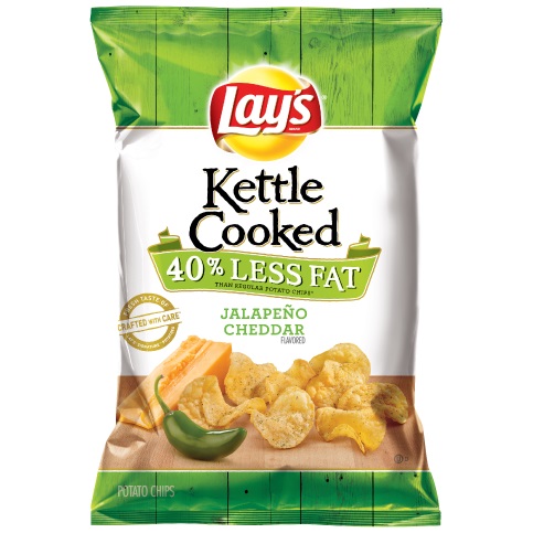 Lays Kettle Jalapeno/Cheddar 40% thumbnail