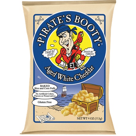 Pirate's Booty Aged White Cheddar Popcorn thumbnail