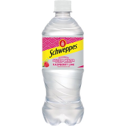 Schweppes Raspberry Lime Seltzer 20oz thumbnail