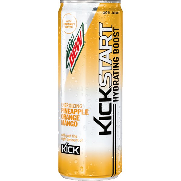 Mountain Dew Kickstart Hydra Pineapple OJ Mango 12 oz thumbnail