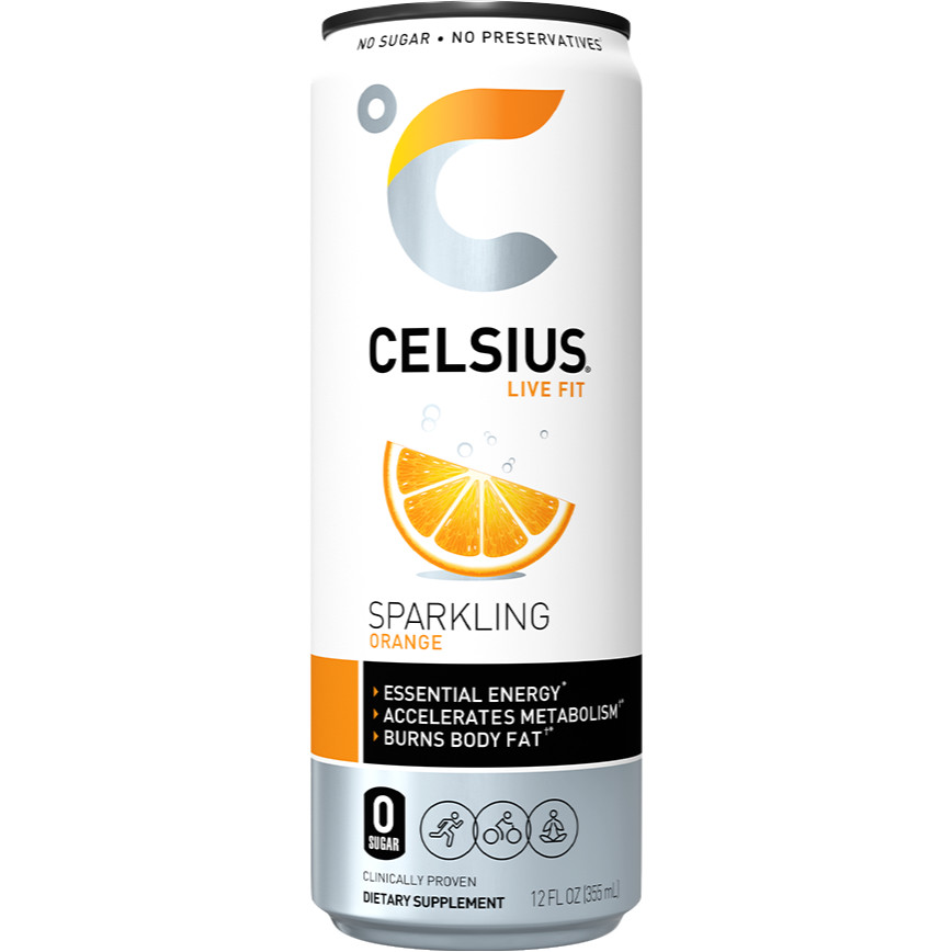 Celsius Sparkling Orange 12oz thumbnail