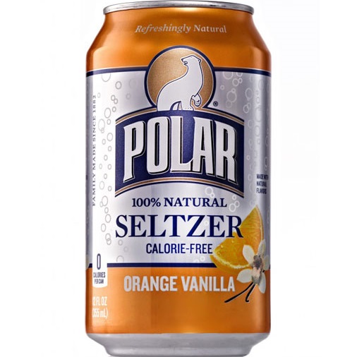Polar Seltzer Orange Vanilla 12oz thumbnail