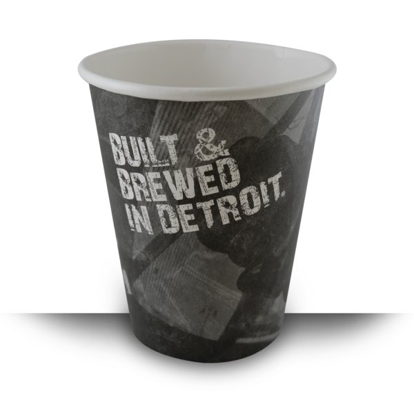 Built & Brewed Double Wide Lid 12oz Hot Cup thumbnail