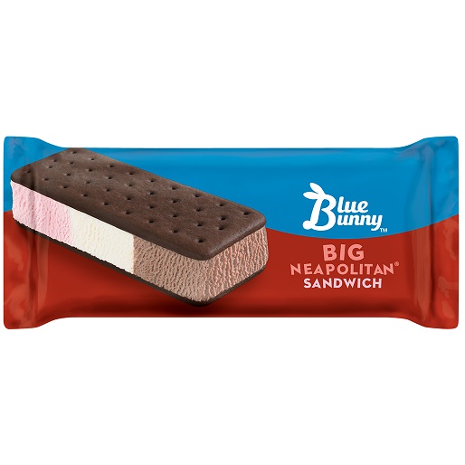 Blue Bunny Neapolitan Ice Cream Sandwich thumbnail
