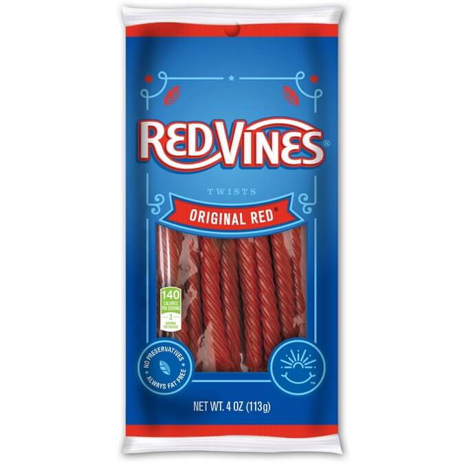 Red Vine Twists Peg Bag 4oz thumbnail