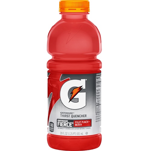 Gatorade Fierce Fruit Punch Berry 20oz thumbnail