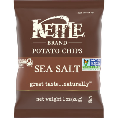 Kettle Brand Chips Sea Salt 1oz thumbnail