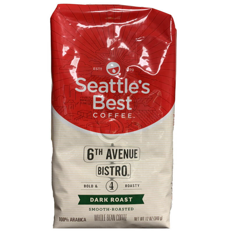 Seattle's Best 6th Ave Bistro Whole Bean 12oz thumbnail