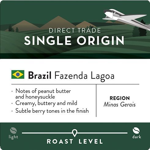 KC Roasterie Brazil Fazenda Logoa Dark Roast 2.5oz thumbnail