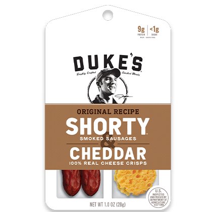 Duke's Smoked Sausage Cheddar Crisps thumbnail
